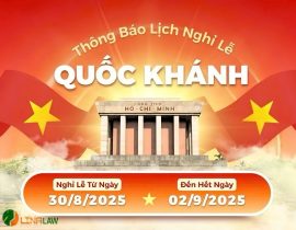 THÔNG BÁO LỊCH NGHỈ LỄ QUỐC KHÁNH NGÀY 2/9 NĂM 2025