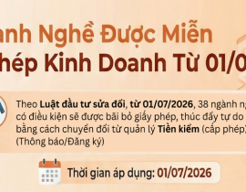 38 NGÀNH NGHỀ ĐÃ LOẠI KHỎI DANH MỤC NGÀNH NGHỀ KINH DOANH  CÓ ĐIỀU KIỆN THEO LUẬT ĐẦU TƯ 2025