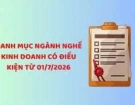 DANH MỤC NGÀNH, NGHỀ ĐẦU TƯ KINH DOANH CÓ ĐIỀU KIỆN (LUẬT ĐẦU TƯ 2025)